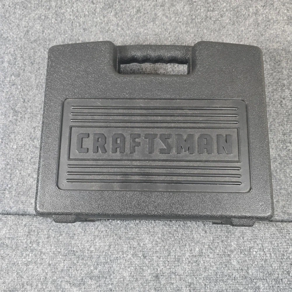 Craftsman Tool Case Empty Black‎ Plastic Organizer Storage Box